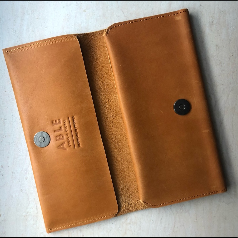 ABLE Debre leather wallet